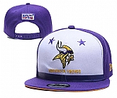 Minnesota Vikings Team Logo Adjustable Hat YD (4),baseball caps,new era cap wholesale,wholesale hats